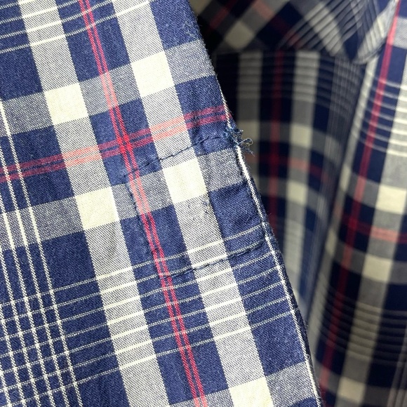 Benny Gold chambray plaid button up - Picture 8 of 16